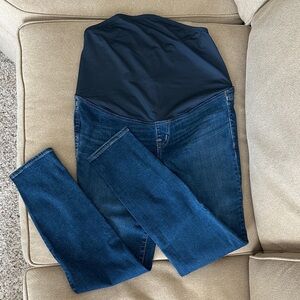 Madewell Blue Maternity Skinny Jeans